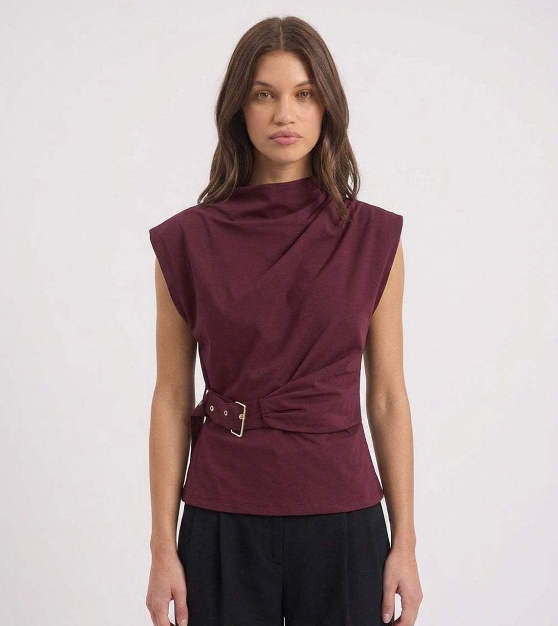 Bordeaux Drape Bluz