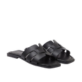 Noir Slide Deri Terlik
