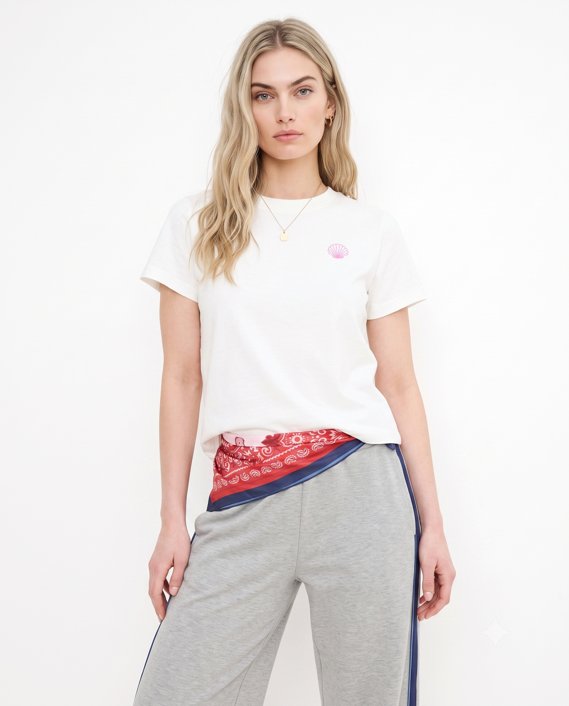 Nakışlı Regular Bisiklet Yaka Standart Kol Kısa %100 Pamuk Örme T-Shirt