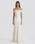 Beyaz Bridal Balık Model Elbise
